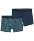 Pánske boxerky PUMA MEN GRAPHICAL PRINT BOXERS 2P 94780403 GREEN COMBO