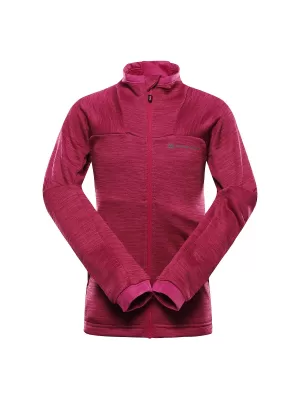 Detská mikina ALPINE PRO ONNECO 3 FUCHSIA RED