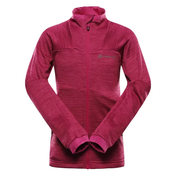  Detská mikina ALPINE PRO ONNECO 3 FUCHSIA RED 