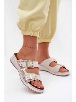 Dámske šľapky INBLU SD000001 BEIGE