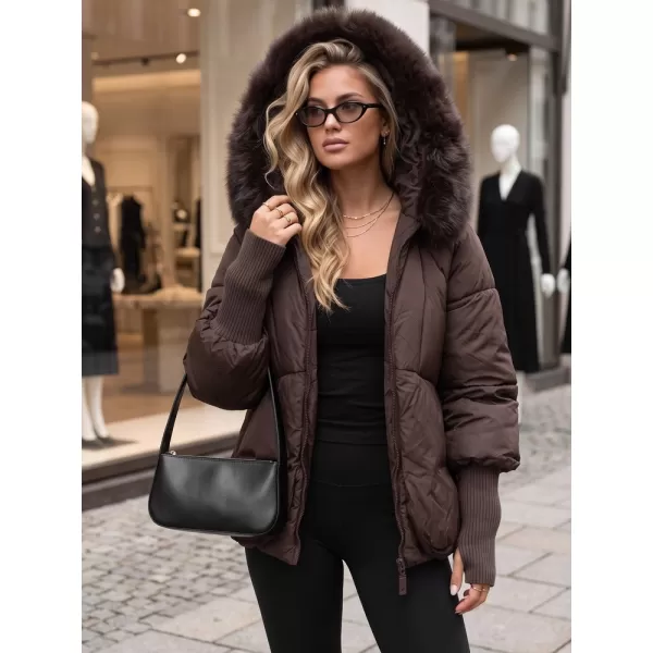  Dámska bunda DSTREET TY5993 HNEDÁ 