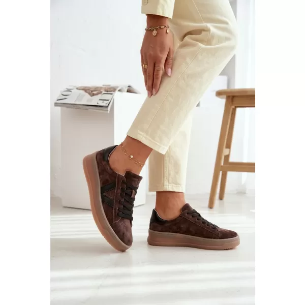  Dámske tenisky VINCEZA 79597 BROWN 