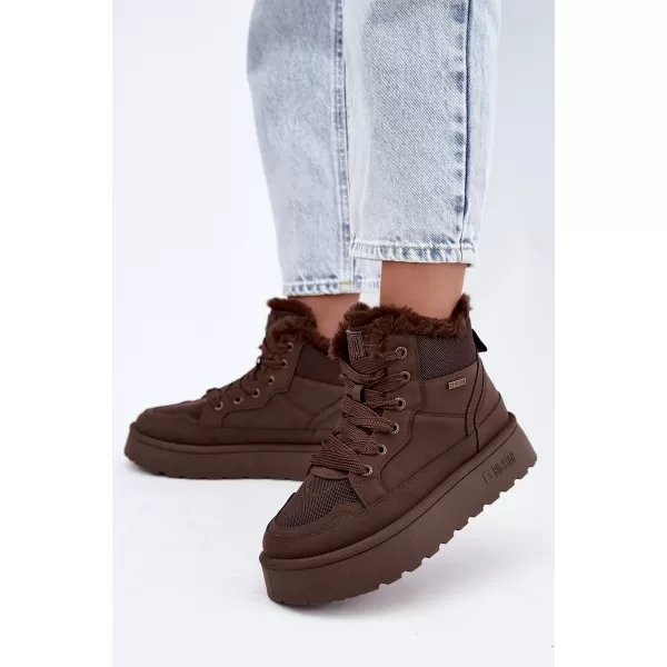  Dámske topánky BIG STAR SHOES UU274168 BROWN/BEIGE SHADOWS 