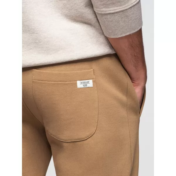  Pánske tepláky OMBRE OM-PABS-0304 BROWN 