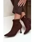 Dámske členkové topánky BOTO 7107 BROWN