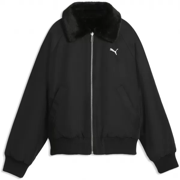  Dámska bunda PUMA REVERSIBLE BLOUSON HIGH LOFT LINING JACK 69456601 PUMA BLACK 