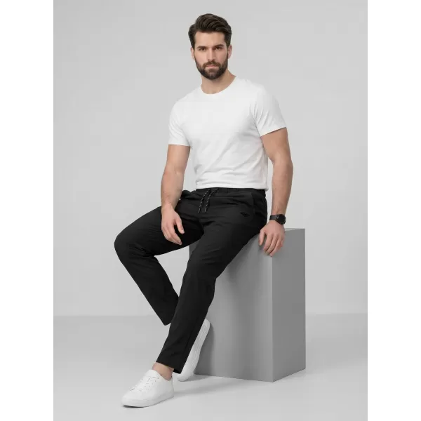  Pánske nohavice 4F WMM00TTROM1675 DEEP BLACK 