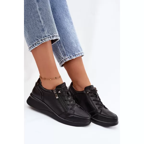  Dámske poltopánky VINCEZA 79644 BLACK 