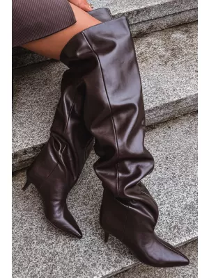 Dámske čižmy BOTO 8506 BROWN