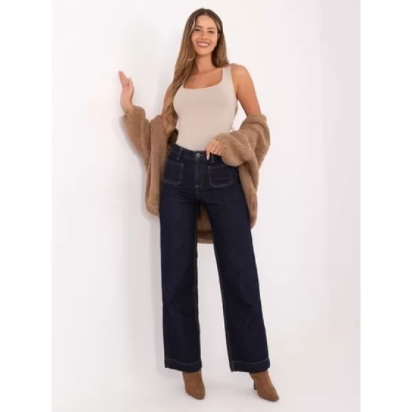  Dámske nohavice SUBLEVEL D80018BB62456D298 NAVY 