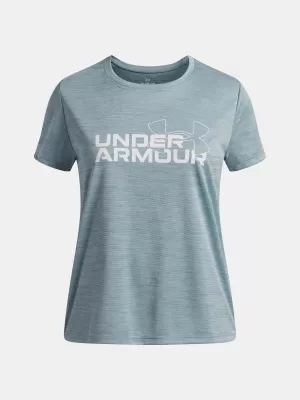 Dievčenské tričko UNDER ARMOUR TECH TWIST WDMK LOGO SS 6007134-466 MODRÁ