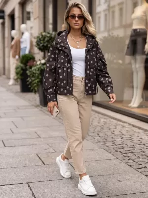 Dámska bunda DSTREET TY6036 HNEDÁ