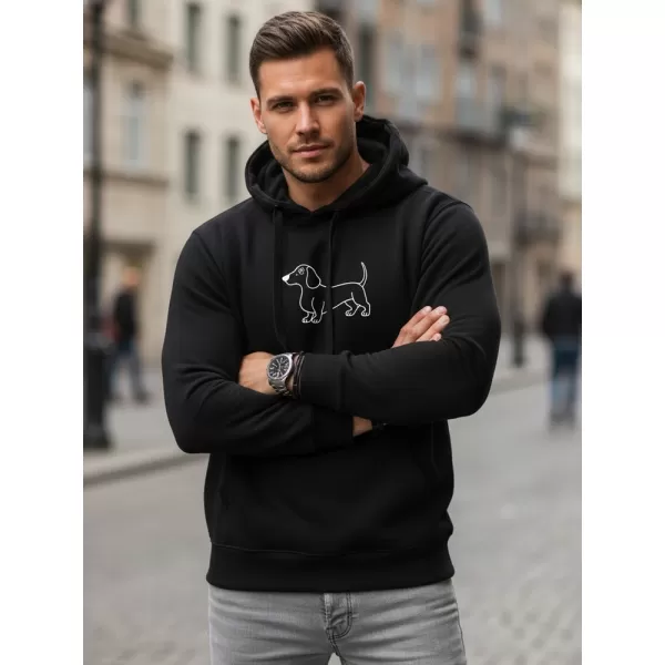  Pánska mikina DSTREET NX0221B-BK ČIERNA 