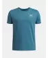 Chlapčenské tričko UNDER ARMOUR B SPORTSTYLE LC SS 1389962-466 MODRÁ