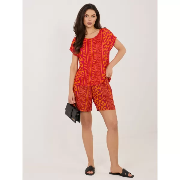 Dámske tričko SUBLEVEL D73771AG10978AA ORANGE 
