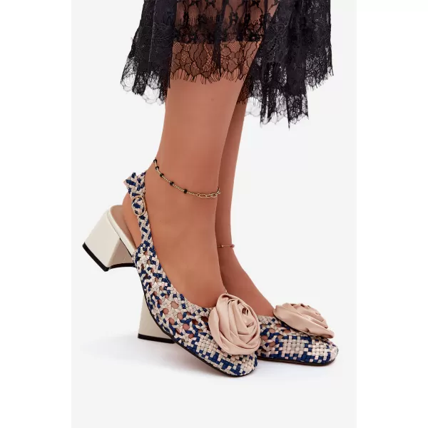  Dámske sandále ARTIKER 58C0372 BEIGE/BLUE 