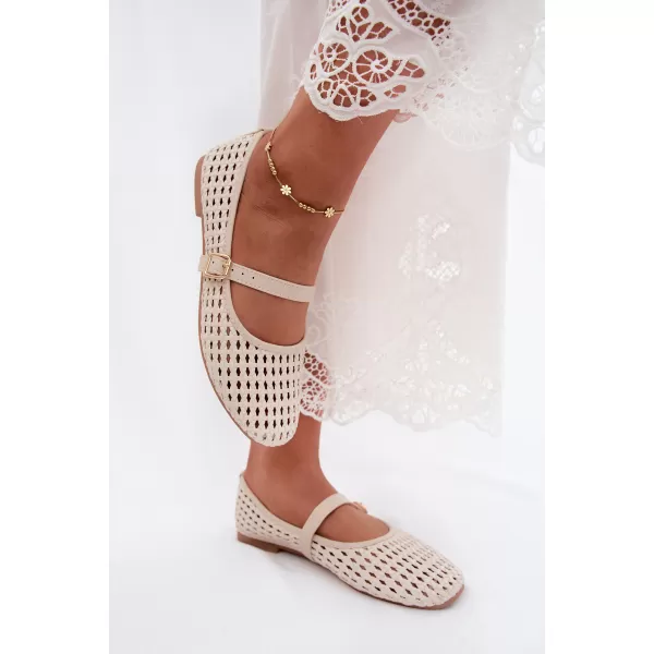  Dámske baleríny BOTO ZA76 BEIGE 
