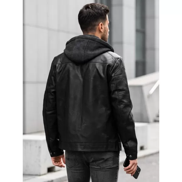  Pánska bunda DSTREET TX5149 ČIERNA 