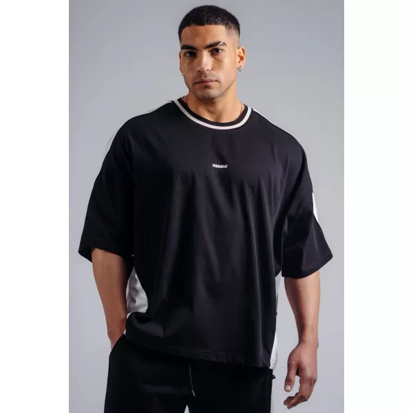 Oversized tričko NEBBIA PRIMAL 869 BLACK 