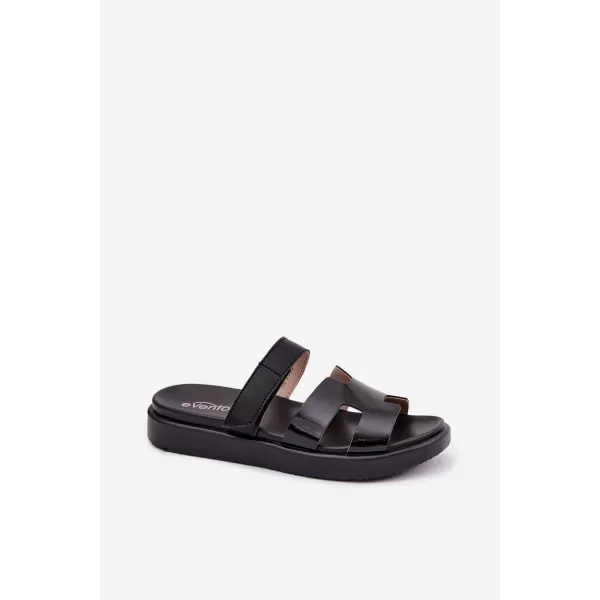  Dámske šľapky BOTO 26SD18-9807 BLACK 