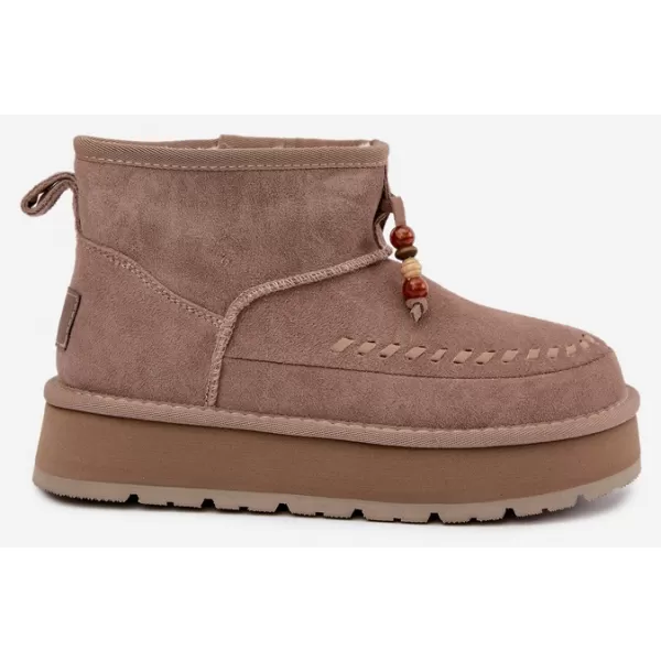  Dámske topánky BIG STAR SHOES UU274679 BEIGE 