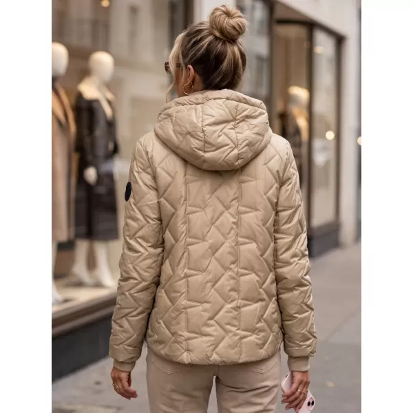  Dámska bunda DSTREET TY5780 KARAMELOVÁ 