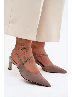 Dámske sandále D&A CR61-3048 BEIGE