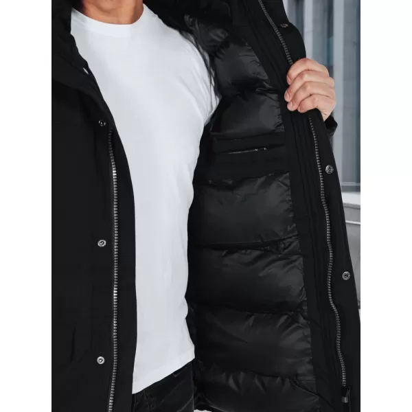  Pánska bunda DSTREET TX5105 ČIERNA 