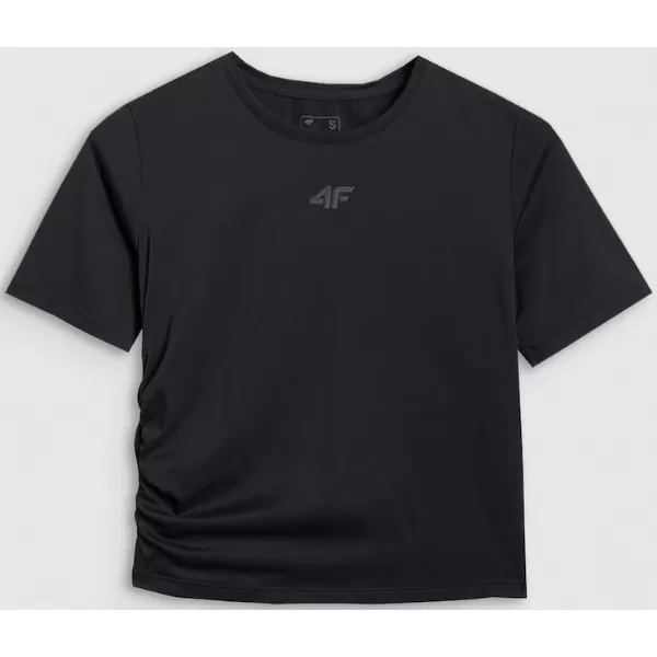  Dámske funkčné tričko 4F WAW25TFLOF433 DEEP BLACK 