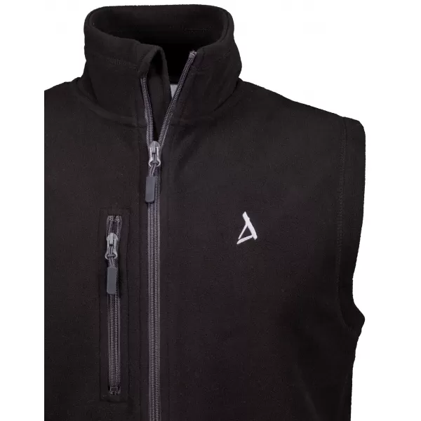  Pánska fleece vesta ALTISPORT ALM002525 ČIERNA 