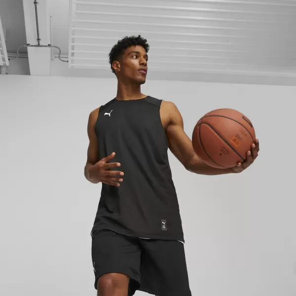  Pánsky obojstranný dres PUMA REVERSIBLE PRACTICE JERSEY 676640-01 PUMA BLACK 