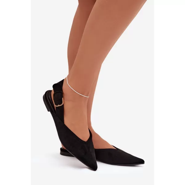  Dámske baleríny BOTO JH598/9755 BLACK 