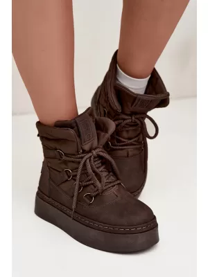 Dámske topánky BIG STAR SHOES UU274191 BROWN/BEIGE
