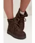 Dámske topánky BIG STAR SHOES UU274191 BROWN/BEIGE