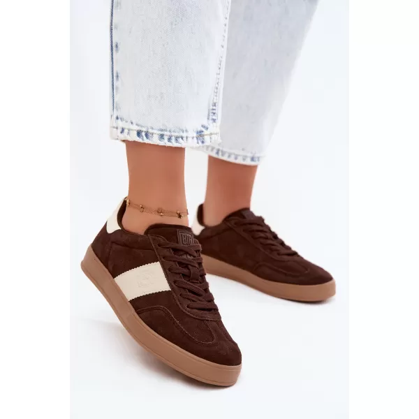  Dámske tenisky BIG STAR SHOES UU274008 BROWN/BEIGE 
