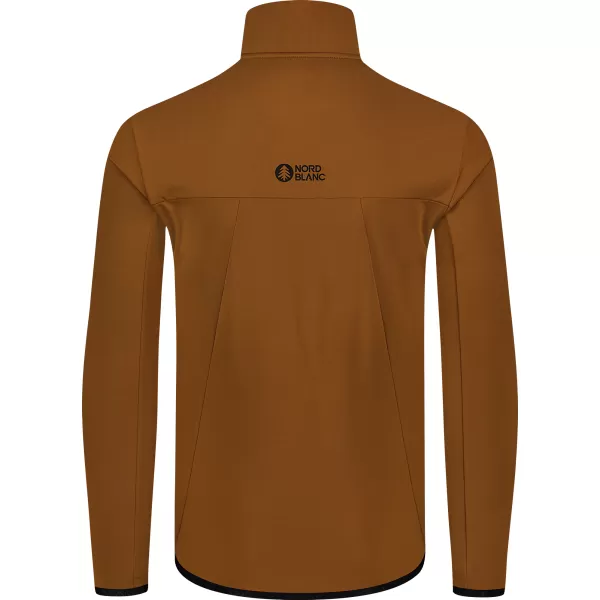  Pánska powerfleece mikina NORDBLANC MORASS NBSFM8335 HNEDÁ 