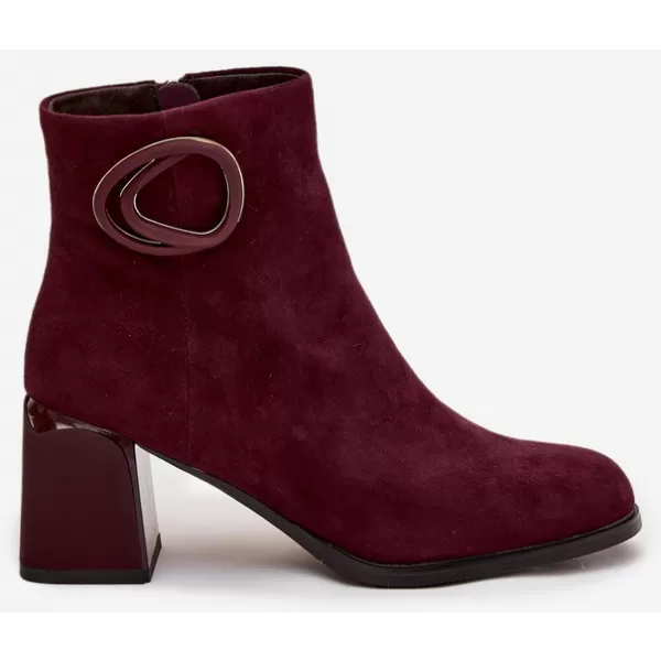  Dámske členkové topánky ARTIKER 57C0016 BORDO 