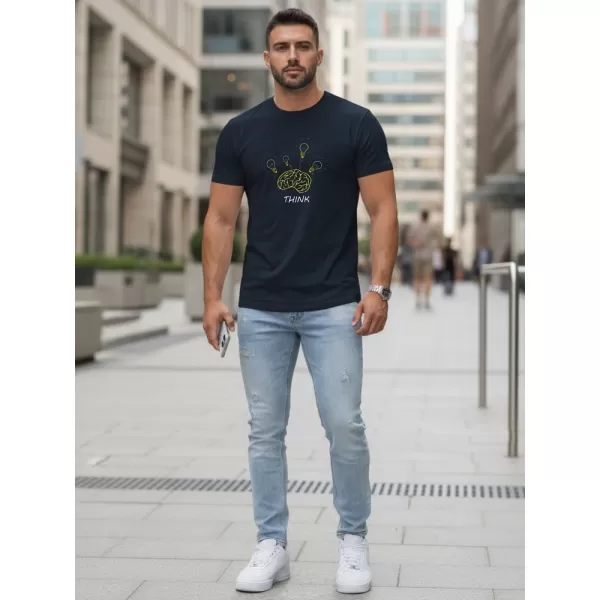  Pánske tričko DSTREET NX0149R-NY TMAVO MODRÁ 