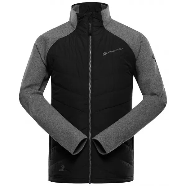  Pánska mikina ALPINE PRO JORW 2 BLACK 