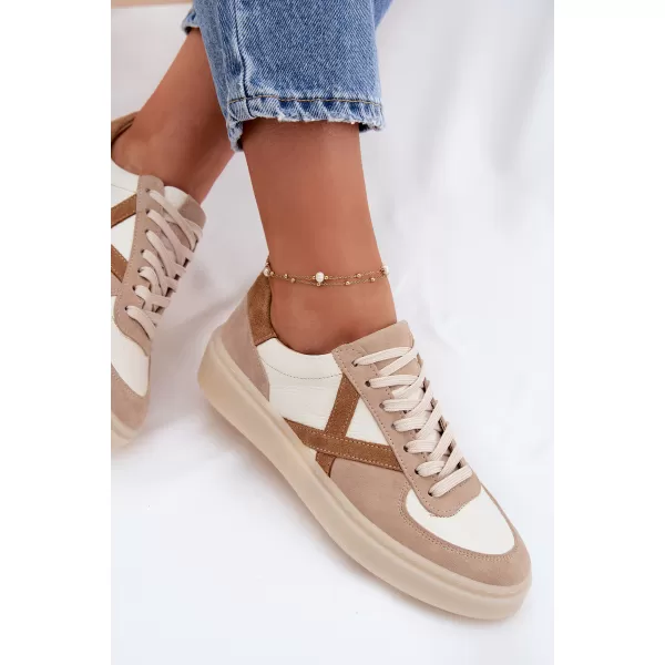  Dámske tenisky ZAZOO N1108S5/725/1098/771 BEIGE 