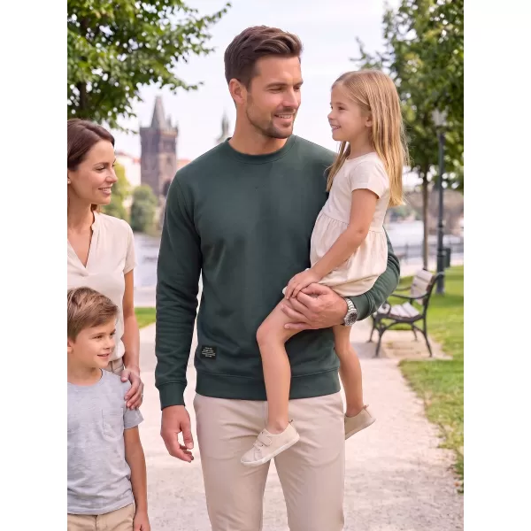  Pánska mikina ALTISPORT NP/ALMST43001 BOTTLE GREEN 