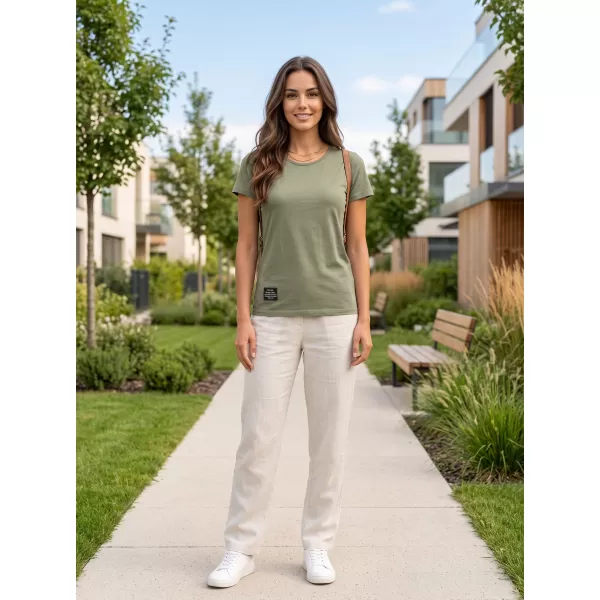  Dámske tričko ALTISPORT NP/ALWST26001 MILITARY GREEN 