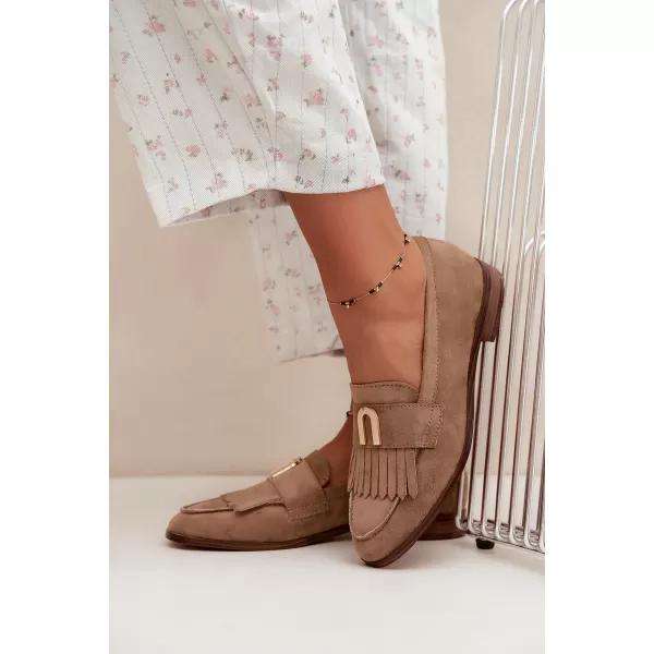  Dámske mokasíny BOTO 3742 KHAKI 