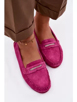 Dámske mokasíny S.BARSKI LR61-7029 FUCHSIA