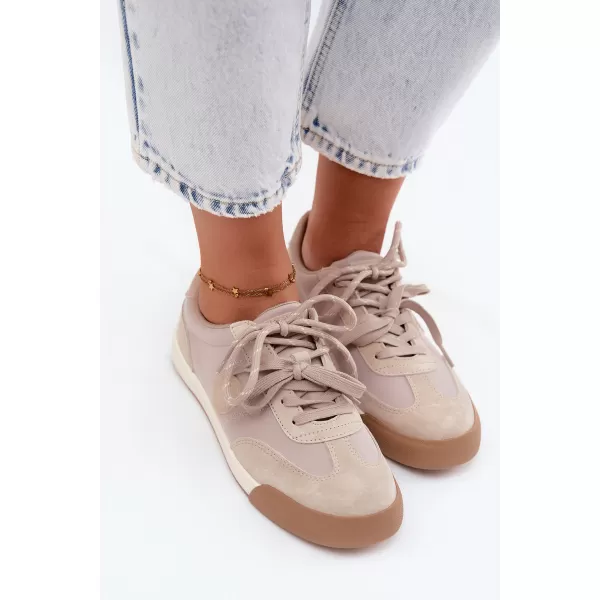  Dámske tenisky BIG STAR SHOES UU274001 BEIGE 