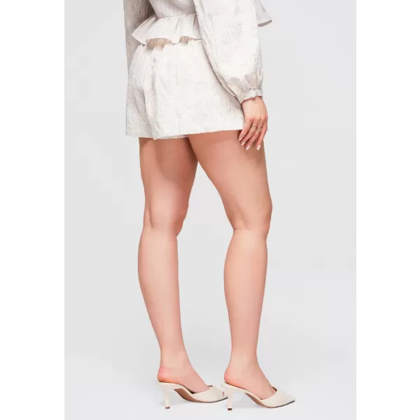  Dámske kraťasy OMBRE OW-ST-E0012 BEIGE 
