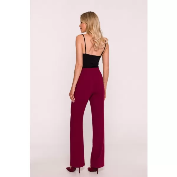  Dámske nohavice STYLOVE S418 MAROON 