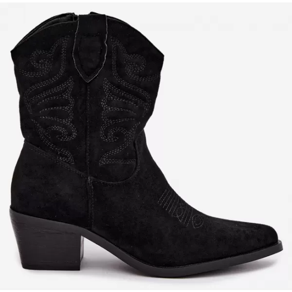  Dámske členkové topánky BOTO 6508 BLACK 