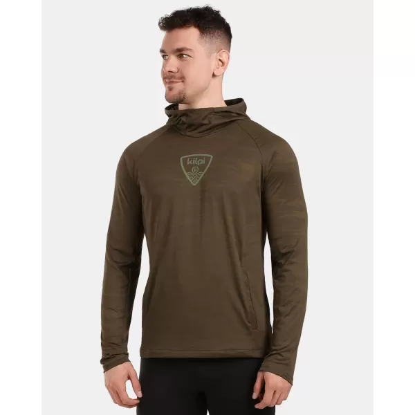  Pánske funkčné tričko KILPI AILEEN-M 1M0308KI KHAKI 