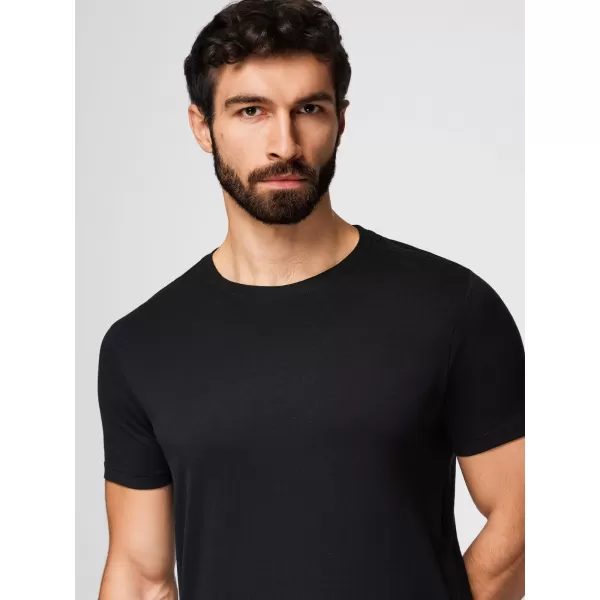  Pánske tričko OMBRE OM-TSBS-0268 BLACK/GREEN/KHAKI 